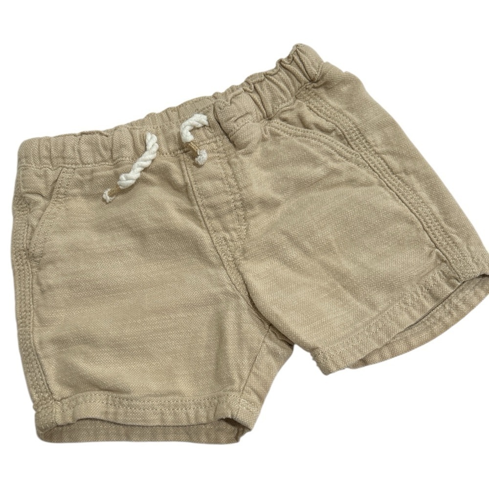 H&M Tan Casual Shorts with Elastic Waistband